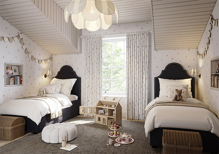 Fairy Cakes, Fairy Friends Wing - Made to Measure Curtains - Image 7